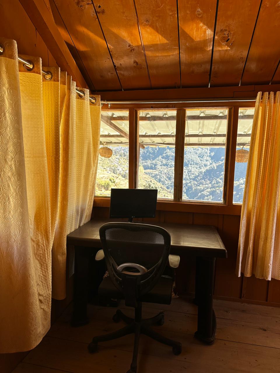 Balcony view Dodital Farmstay